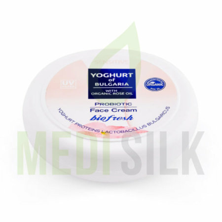 Biofresh Yoghurt of Bulgaria with Organic Rose Oil Probiotic Face Cream 100ml