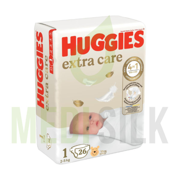 Huggies Disposable Diapers Size 1 (2-5 kg) - 26 pcs Huggies Disposable Diapers Size 1 2-5 kg