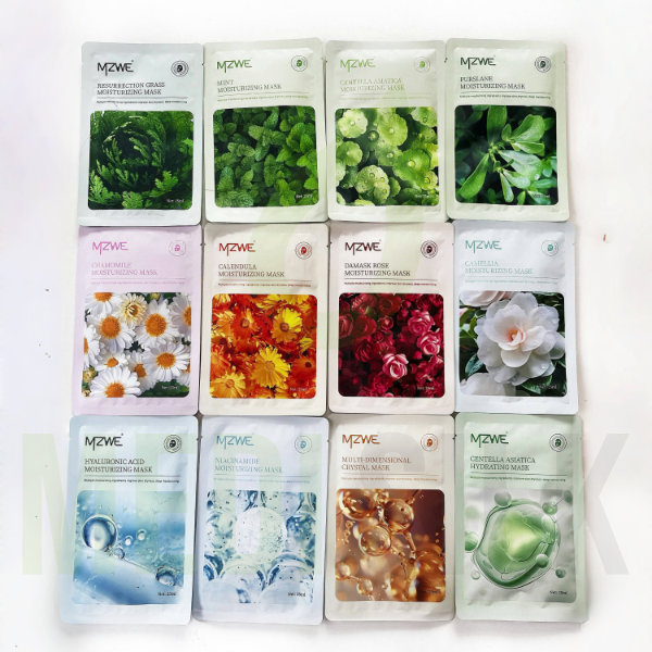 MZWE Moisturizing Facial Mask – Single Hydrating Sheet Mask MZWE Moisturizing mask series